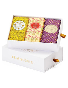 Caja de Regalo Jabones Clásicos Claus Porto - 3 Fragancias 150g