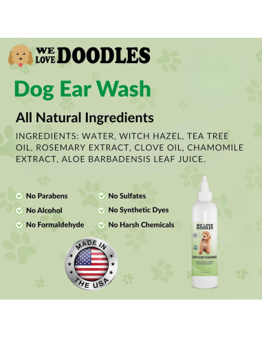 Limpiador de Oídos para Perros We Love Doodles 226g