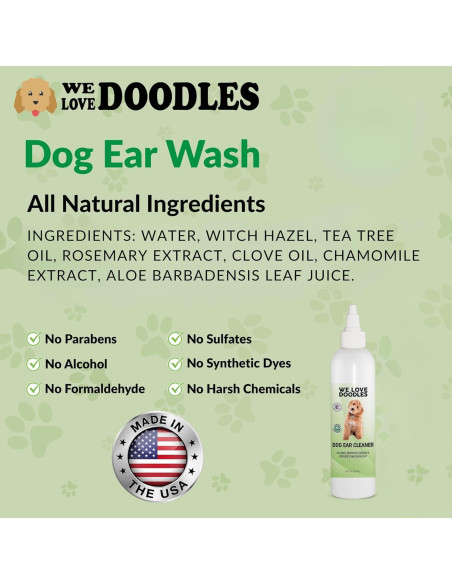 Limpiador de Oídos para Perros We Love Doodles 226g Limpiador de Oídos para Perros We Love Doodles 226g
