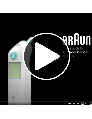 Termómetro de oído Braun ThermoScan 6 IRT6515 digital infrarrojo