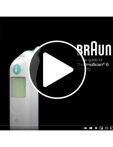 Termómetro de oído Braun ThermoScan 6 IRT6515 digital infrarrojo