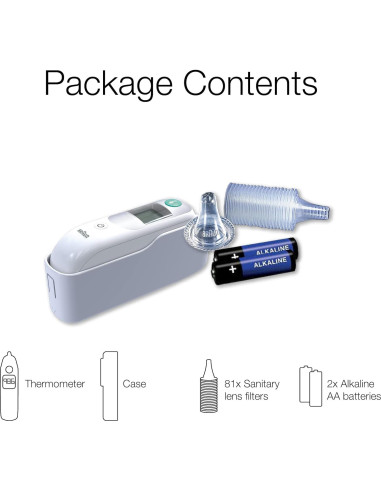 Termómetro de oído Braun ThermoScan 6 IRT6515 digital infrarrojo