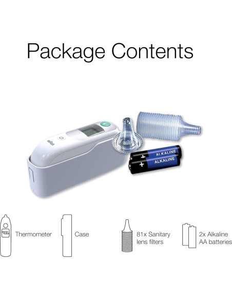 Termómetro de oído Braun ThermoScan 6 IRT6515 digital infrarrojo