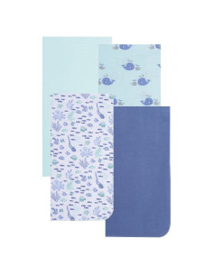 Set de 4 Mantas de Recibir Everyday Kids para Bebés 76x76 cm