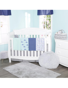 Set de 4 Mantas de Recibir Everyday Kids para Bebés 76x76 cm 2