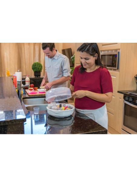 Esterilizador de Biberones Primo Passi - Vapor Microondas 6 Biberones