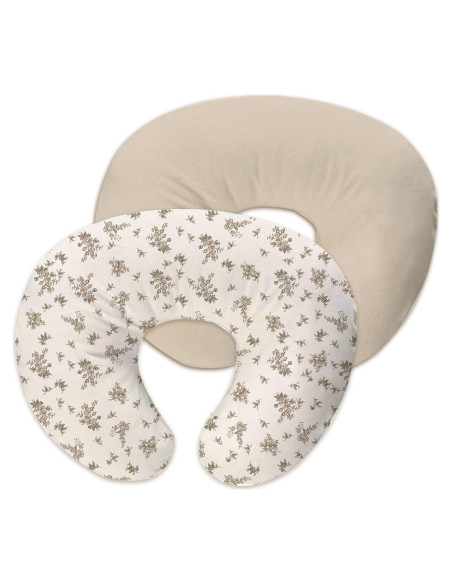 Funda de Almohada de Lactancia Lethooly 57x46cm 2 Piezas Beige