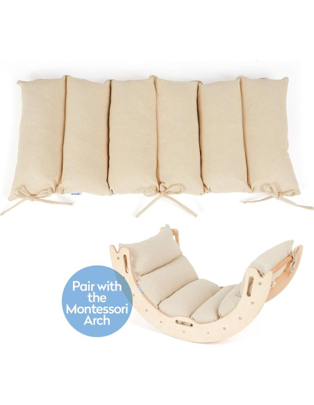 Almohada GROWGO para Arco de Escalada - Cojín Multiusos 50.8x101.6cm Almohada GROWGO para Arco de Escalada - Cojín Multiusos 50.8x101.6cm