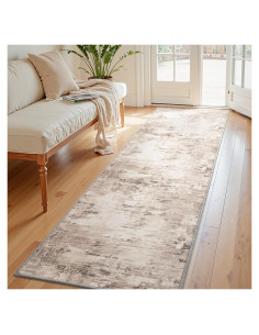 Alfombra Lavable MontVoo 2x6 Antideslizante Suave Marrón