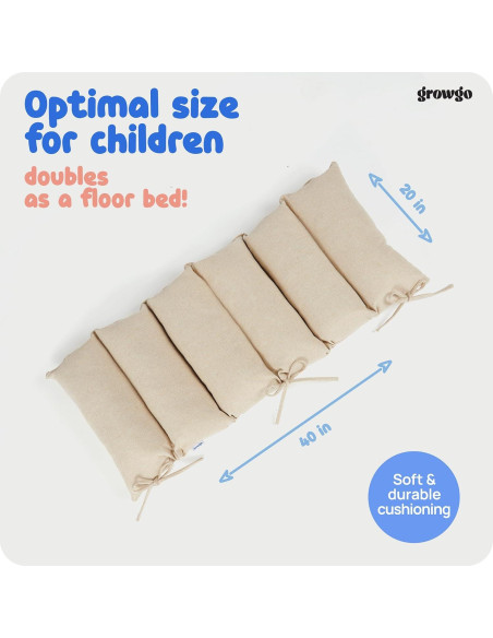 Almohada GROWGO para Arco de Escalada - Cojín Multiusos 50.8x101.6cm Almohada GROWGO para Arco de Escalada - Cojín Multiusos 50.8x101.6cm