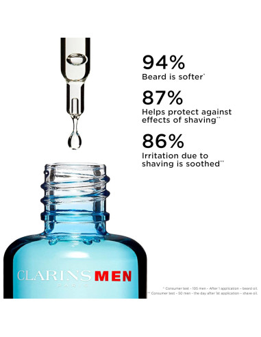 Aceite para Afeitar y Barba Clarins 29.57 ml - Acondicionador