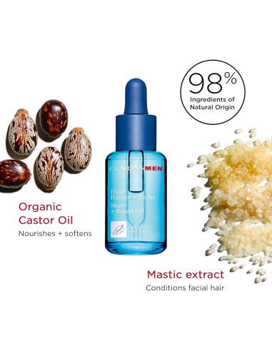 Aceite para Afeitar y Barba Clarins 29.57 ml - Acondicionador