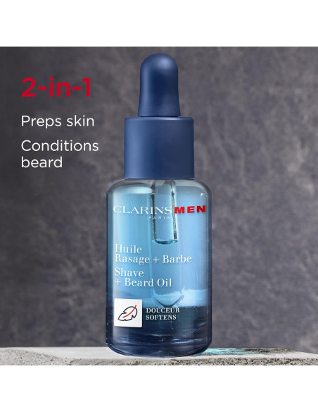 Aceite para Afeitar y Barba Clarins 29.57 ml - Acondicionador