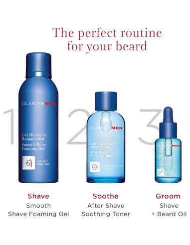 Aceite para Afeitar y Barba Clarins 29.57 ml - Acondicionador