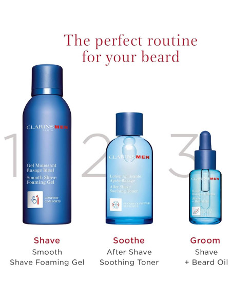 Aceite para Afeitar y Barba Clarins 29.57 ml - Acondicionador