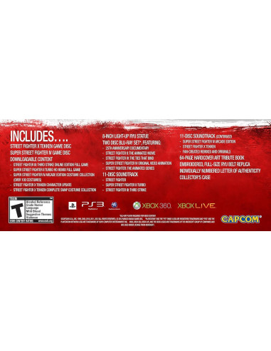 Conjunto Coleccionista 25 Aniversario Street Fighter - PS3