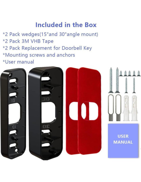 Soporte ajustable para timbre Blink Gresur - Montaje sin taladro Soporte ajustable para timbre Blink Gresur - Montaje sin taladro