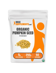 Polvo de Semilla de Calabaza Orgánico BulkSupplements 250g