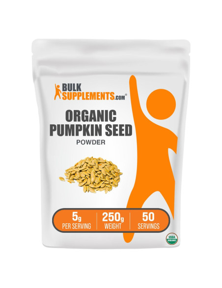 Polvo de Semilla de Calabaza Orgánico BulkSupplements 250g