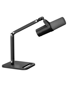 Soporte de Micrófono de Estudio MK0124 Ajustable Negro