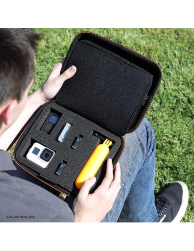 Funda Dura Impermeable USA Gear para GoPro Hero y Accesorios