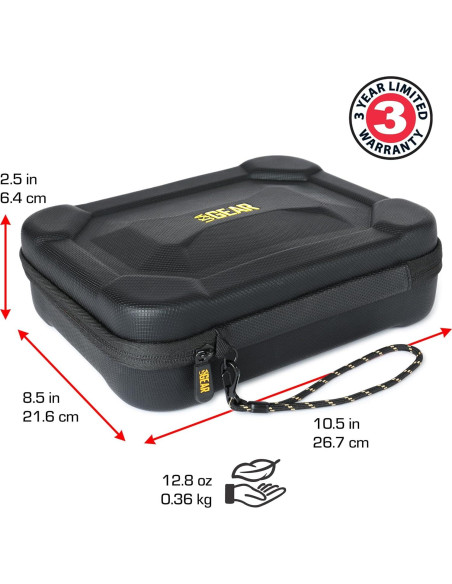 Funda Dura Impermeable USA Gear para GoPro Hero y Accesorios