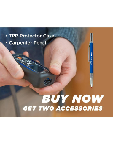 Medidor de Distancia Láser EAGLINE EGL165 50.29m Azul