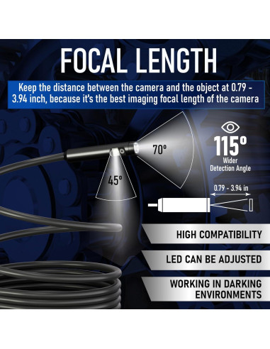 Borescopio Doble Lente MatrixCamp 5M IP67 HD 1920P