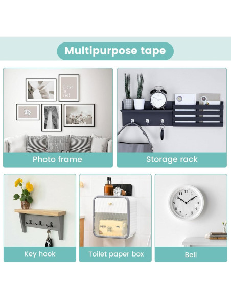 Cinta Adhesiva Doble Cara LKMUMDX 3cm x 3m Alta Resistencia