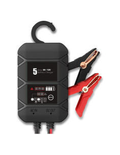 Cargador de Batería Inteligente BYGD 5A 6V 12V Automotriz
