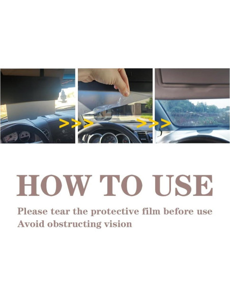 Extensor de Visera de Sol VAGURFO Antideslumbrante Universal