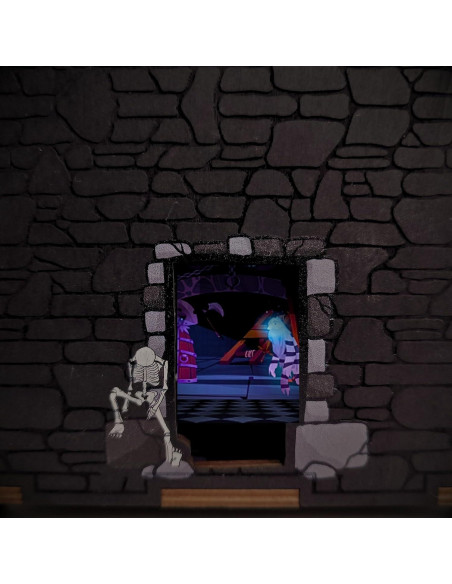 Torre de Dados D&D FOXBITE Madera Natural Plegable 25x10x10cm