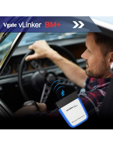 Escáner OBD2 Bluetooth Vgate vLinker BM+ para BMW y Mini