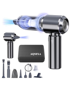 Aspiradora de Coche Portátil AQSFLA 21000PA Sin Cable 4-en-1