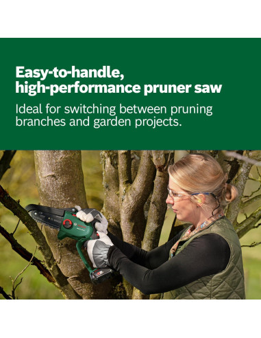 Sierra de Podar a Batería Bosch EasyChain 18V 15cm 1.3kg