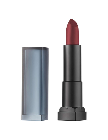 Labial Mate Maybelline Nueva York Color Sensacional Rubí Cruel 4.25g