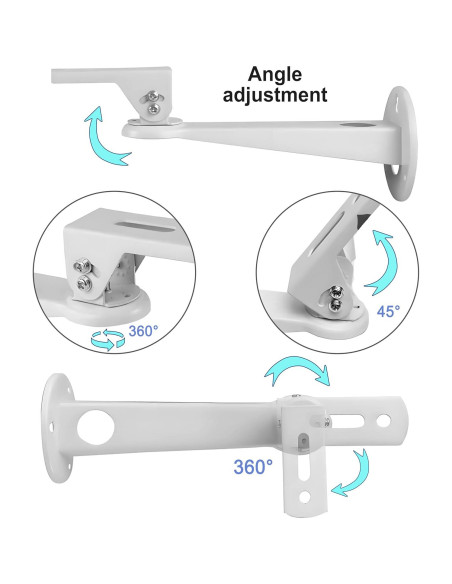 Soporte de Pared para Mini Proyector 2-Be-Best Blanco 20.1 cm