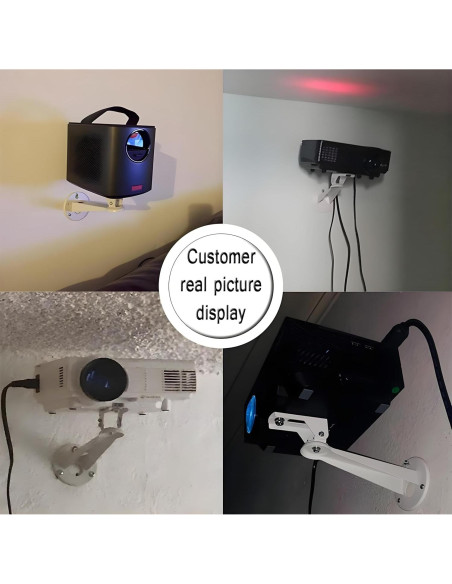 Soporte de Pared para Mini Proyector 2-Be-Best Blanco 20.1 cm