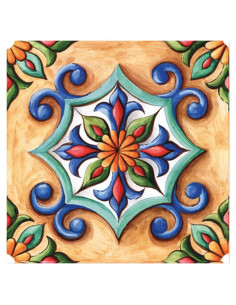 Calcomanías autoadhesivas AS sale 20x20cm diseño mexicano - 6 piezas