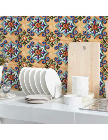 Calcomanías autoadhesivas AS sale 20x20cm diseño mexicano - 6 piezas