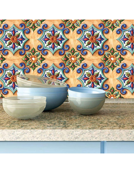 Calcomanías autoadhesivas AS sale 20x20cm diseño mexicano - 6 piezas