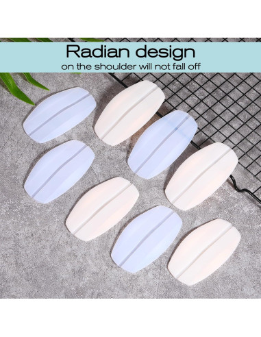 4 Pares Almohadillas Silicona Sujetador EupHHonycs - 9.5x5.2cm