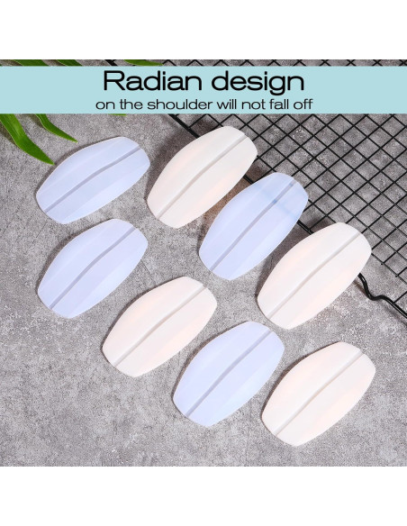 4 Pares Almohadillas Silicona Sujetador EupHHonycs - 9.5x5.2cm