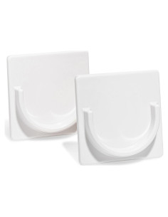 Soportes Adhesivos para Varilla de Ducha Adherion - Paquete de 2