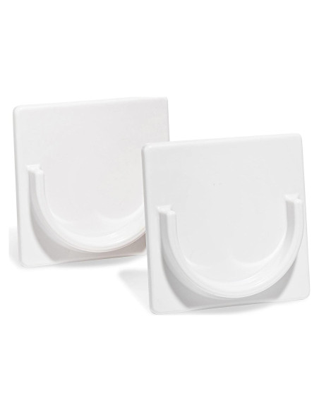 Soportes Adhesivos para Varilla de Ducha Adherion - Paquete de 2