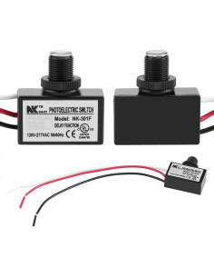 Sensor Fotoeléctrico Automático Zerodis 120-277V IP65 2