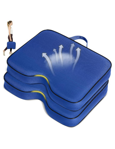 Cojines para Asientos de Estadio FASTMOMENT - 2 Pcs Azul