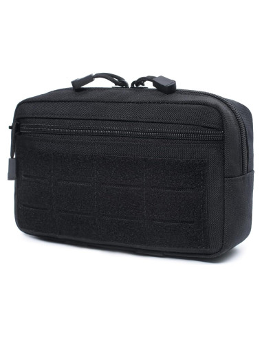 Bolsa Administrativa Molle Táctica Atwilltap Negra 22.1x13.5cm