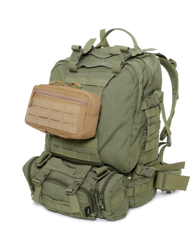 Bolsa Administrativa Molle Táctica Atwilltap Negra 22.1x13.5cm