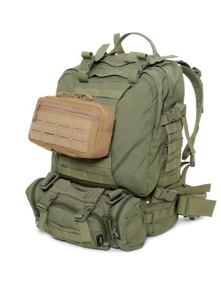 Bolsa Administrativa Molle Táctica Atwilltap Negra 22.1x13.5cm